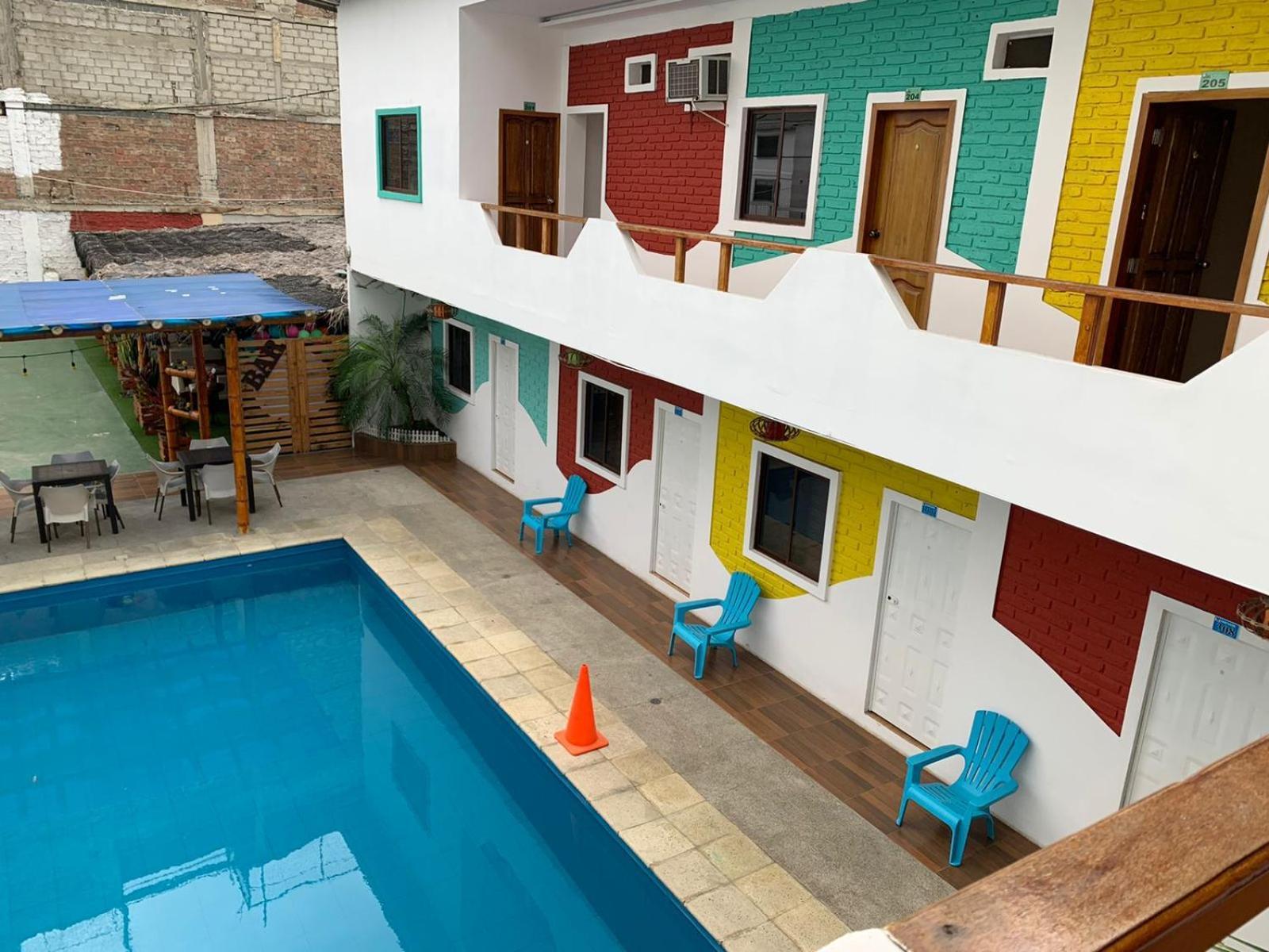 Отель Hostal Las Velas Манта Экстерьер фото